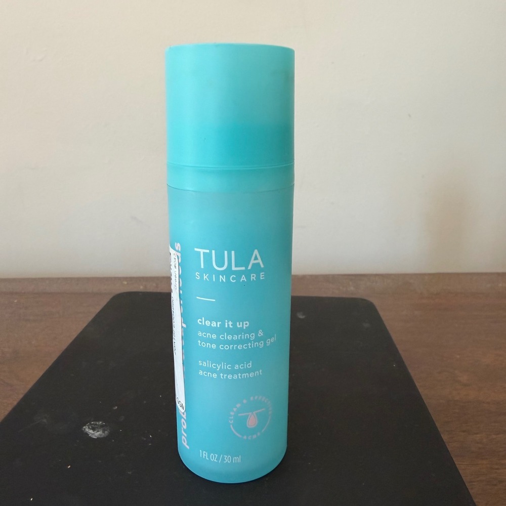 Tula Skincare Clear It Up Acne Clearing Tone Correcting Gel Salicylic Acid 1oz‎